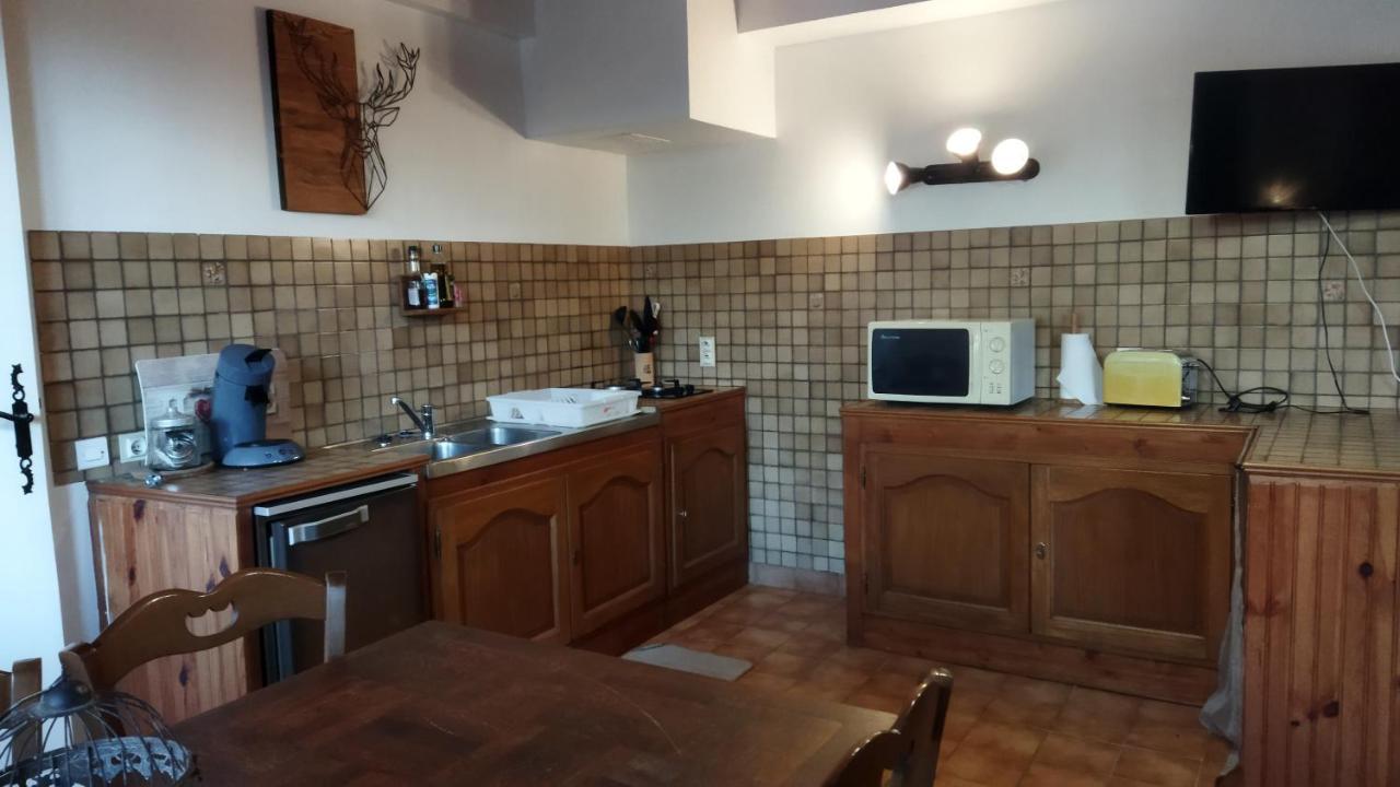 Gites Chalet Grand Cerf Montclar-Ubaye ภายนอก รูปภาพ